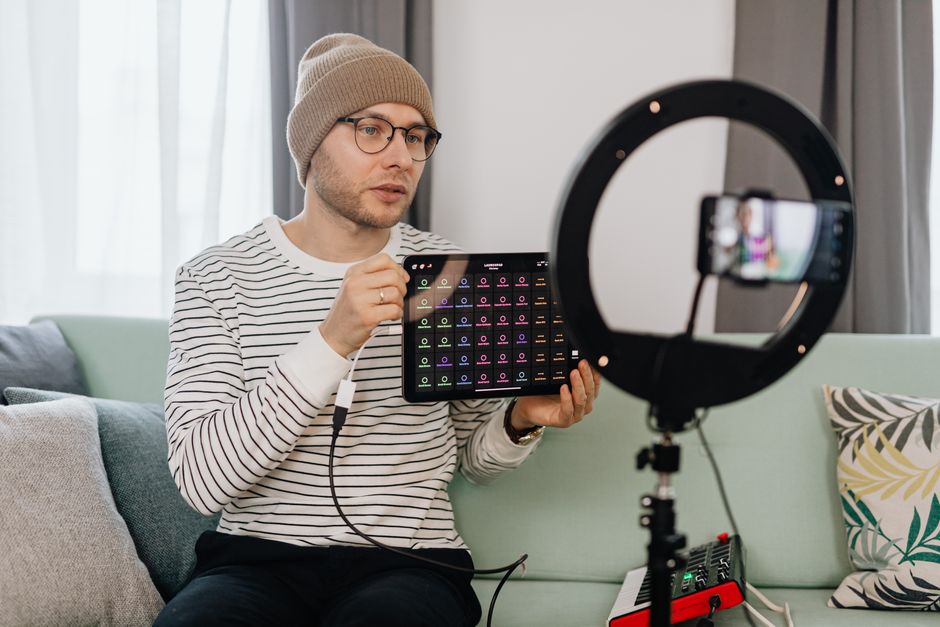 A creator reviewing their TikTok Studio Live Analytics dashboard and diamond payout balance