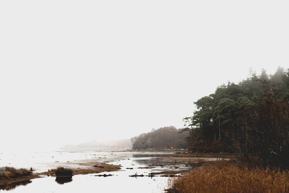 A moody, desaturated smartphone screen displaying a TikTok profile interface with a melancholic username