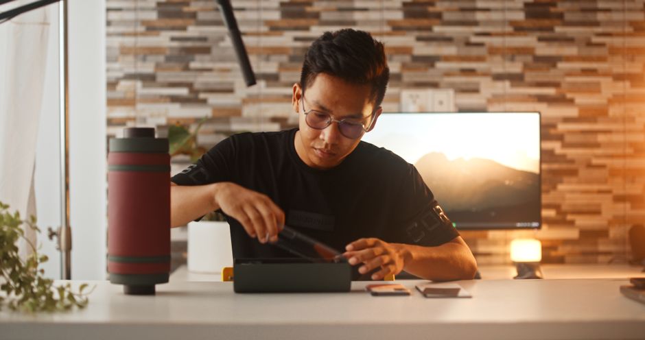 Creator checking TikTok handle availability on a smartphone screen with clean profile settings