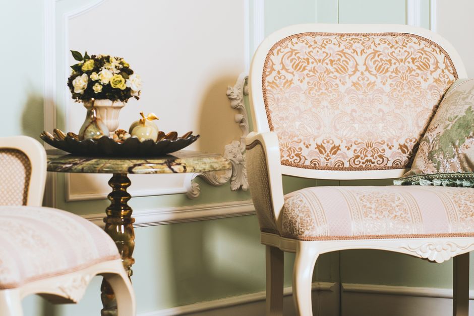 Elegant aesthetic flat-lay with luxury cosmetics, silk fabric, and gold accents reflecting high-fashion TikTok branding