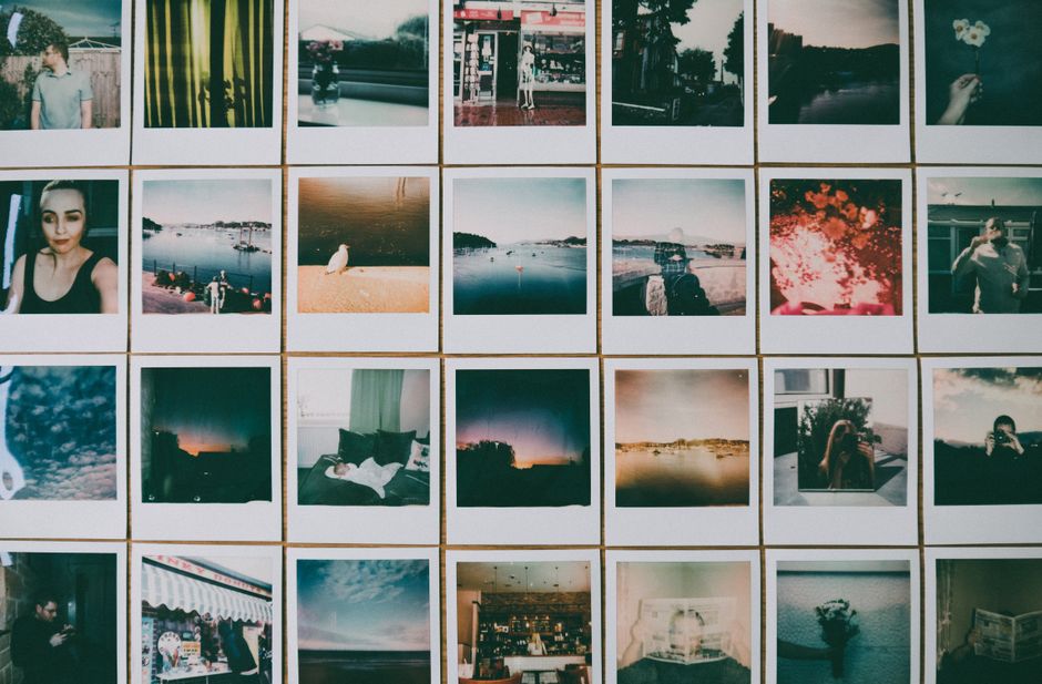 Grid collage displaying clean aesthetic TikTok profile layouts with modern minimalist usernames