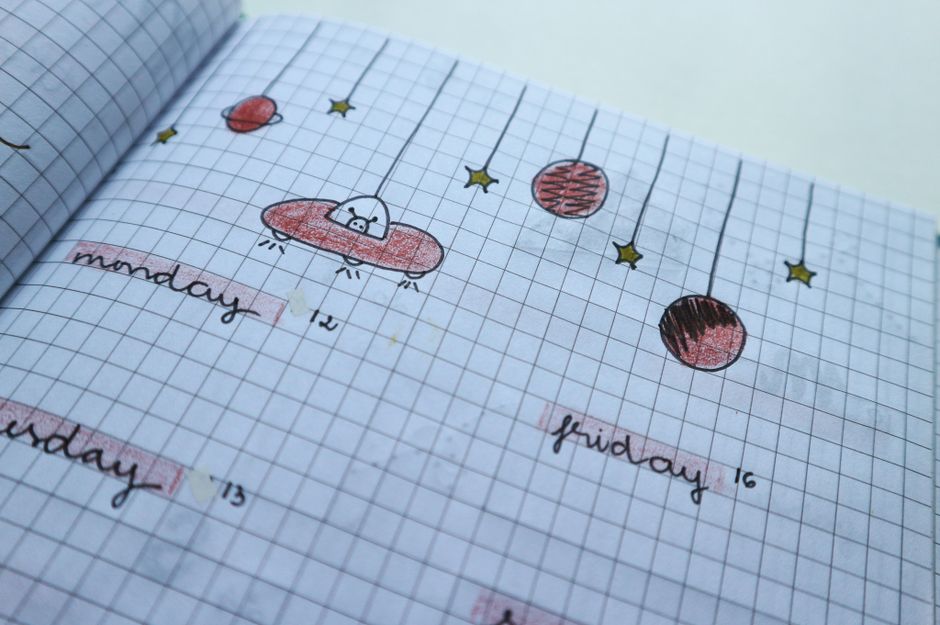 Illustrated grid of diverse aesthetic typography badges suitable for TikTok profiles