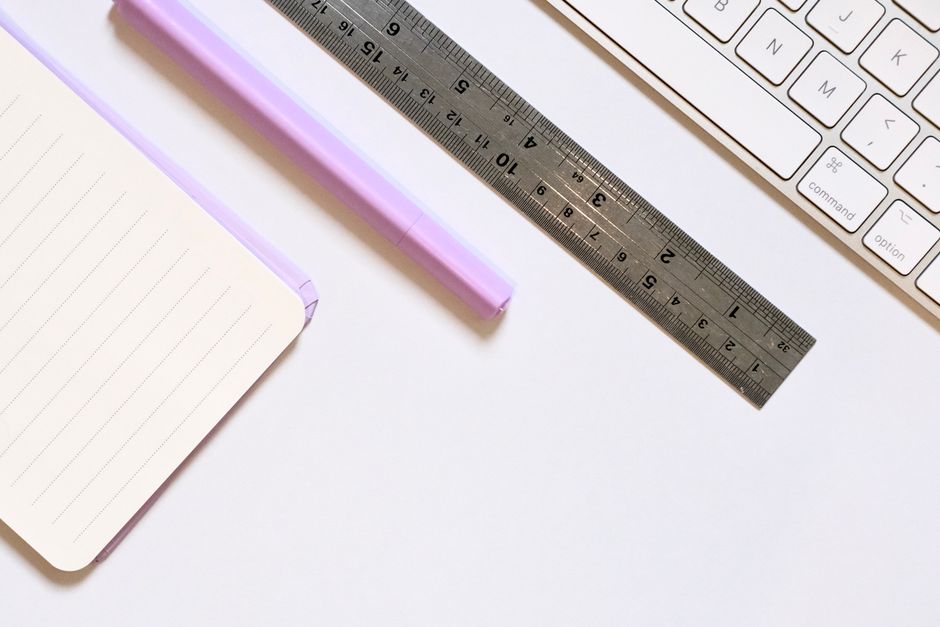 Pastel desk setup with colorful stationery and cute decorations