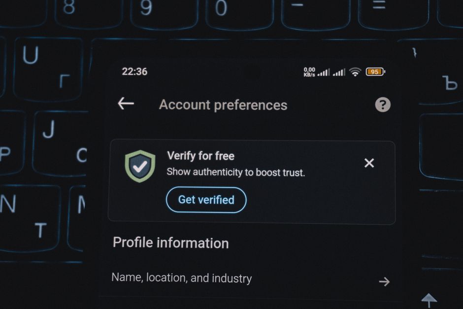 Screenshot of a verified TikTok profile highlighting the @username handle and display name layout